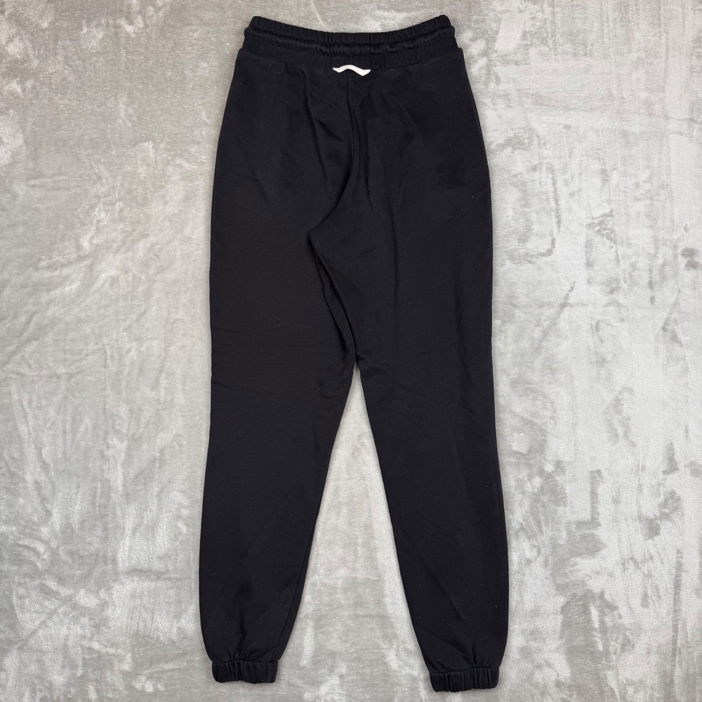 Adidas Originals Mens S Black Triple Logo Joggers Sweatpants Trefoil Graphic